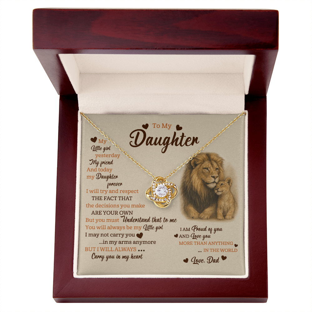To My Daughter - You'll Always Be My Little Baby Girl Necklace