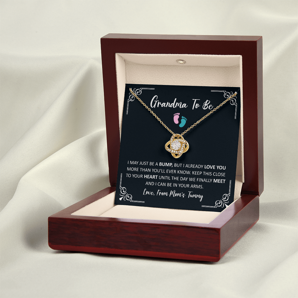 Gold Necklace For Grandma To Be - Great Grandma Gifts