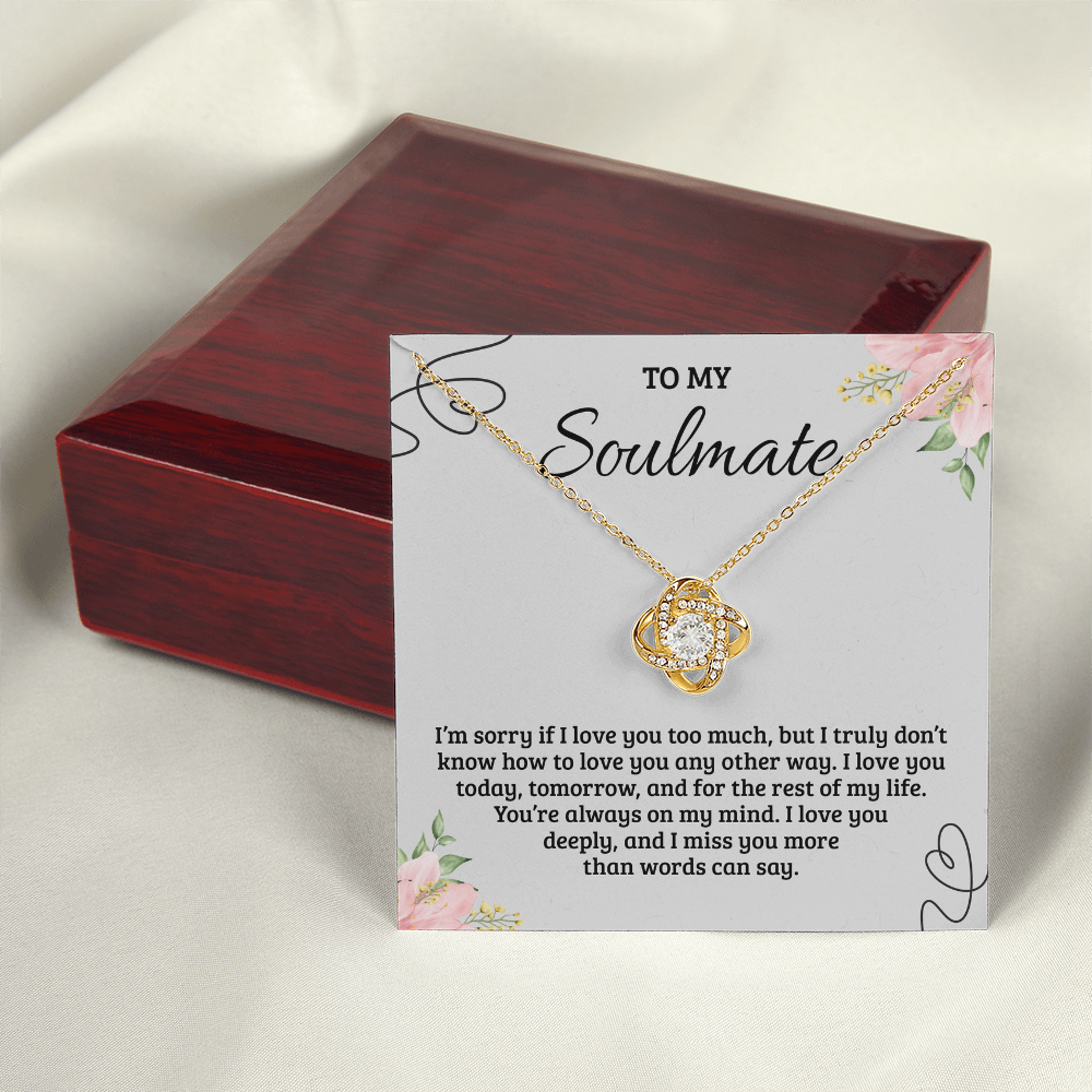 Soulmate Necklace – I'm Sorry for Loving You So Much