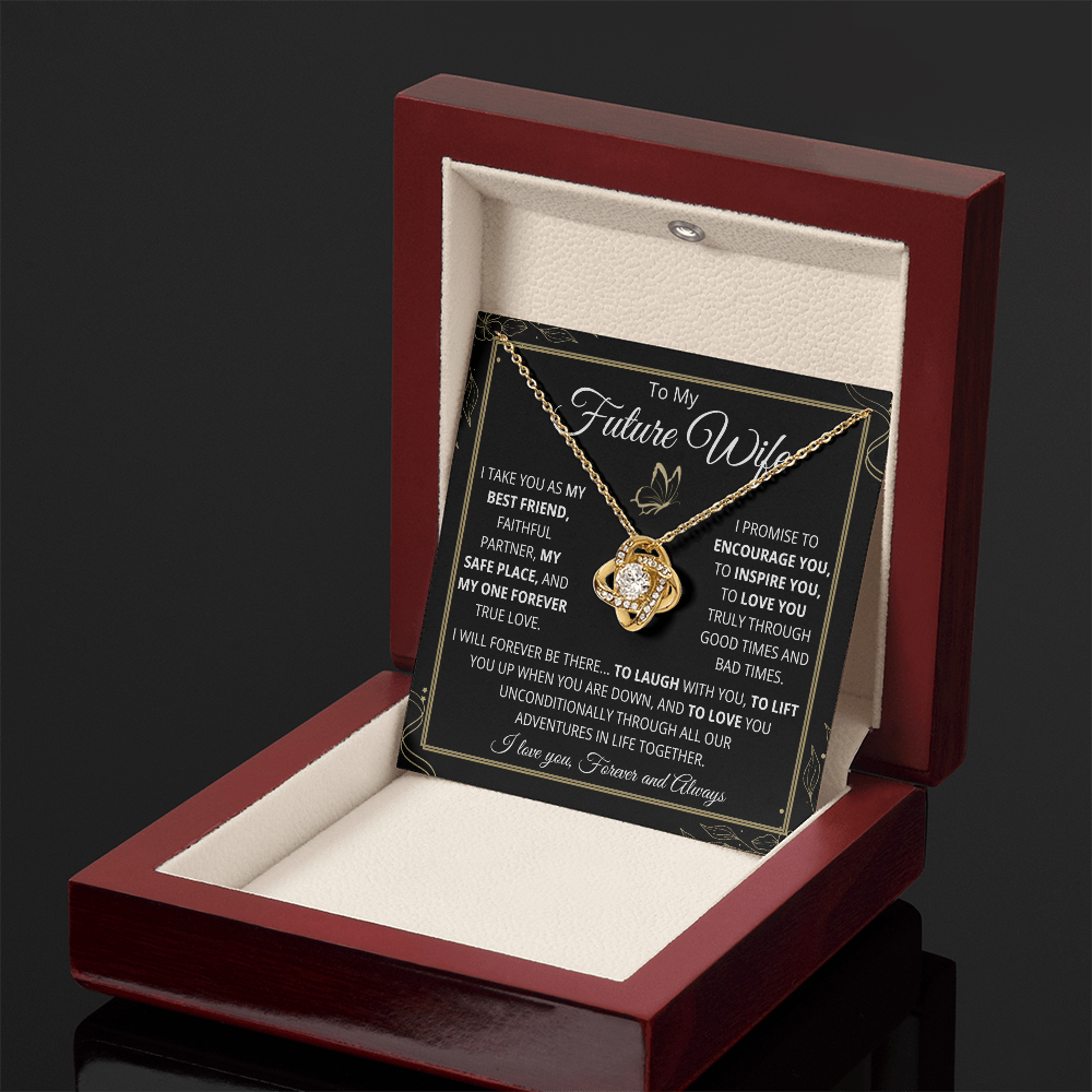 Future Wife Necklace, Love Knot Necklace