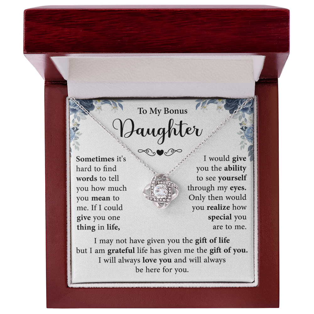 To My Step Daughter Necklace, Birthday Gift for her