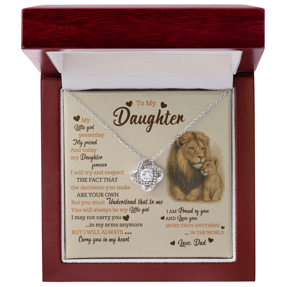 To My Daughter - You'll Always Be My Little Baby Girl Necklace