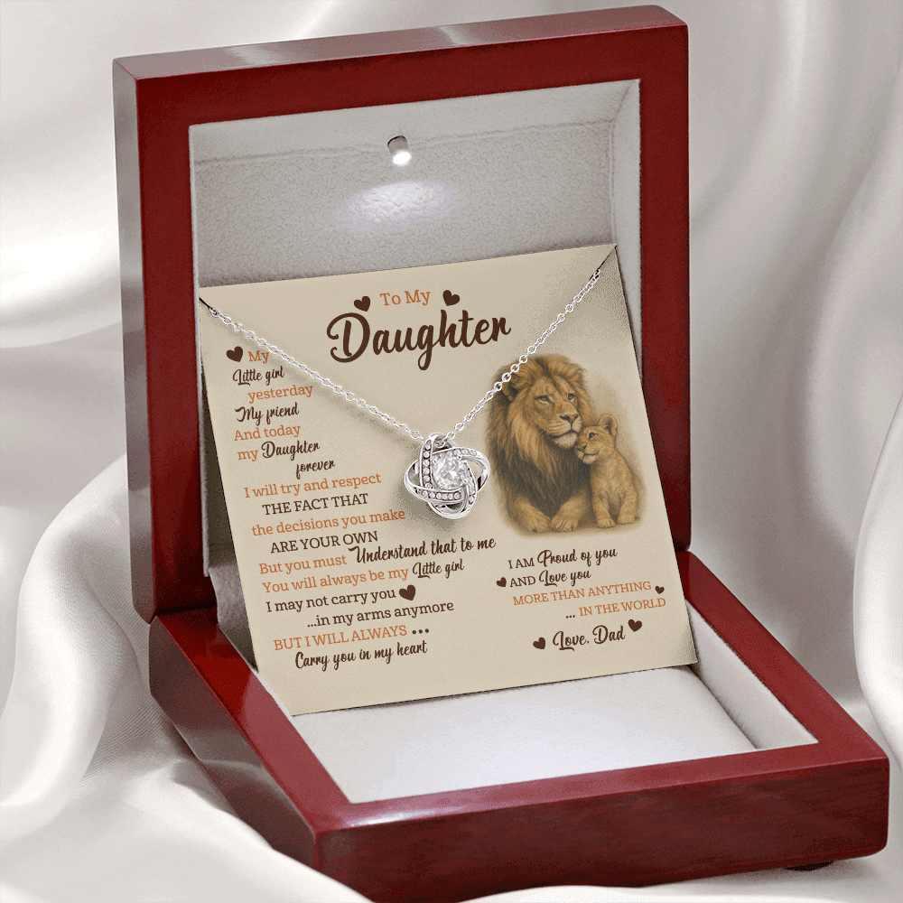 To My Daughter - You'll Always Be My Little Baby Girl Necklace