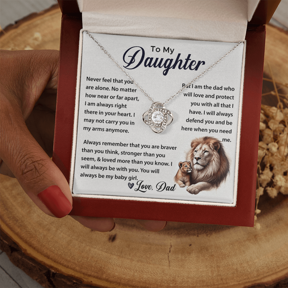 Father-Daughter Heartfelt Necklace - Best Gift for Women