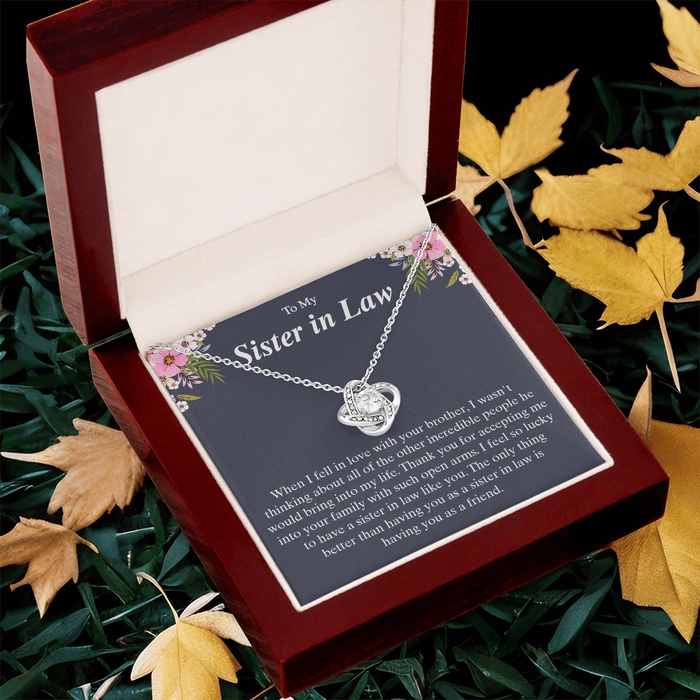 Gift for Sister In Law, Wedding Necklace for Sister In Law