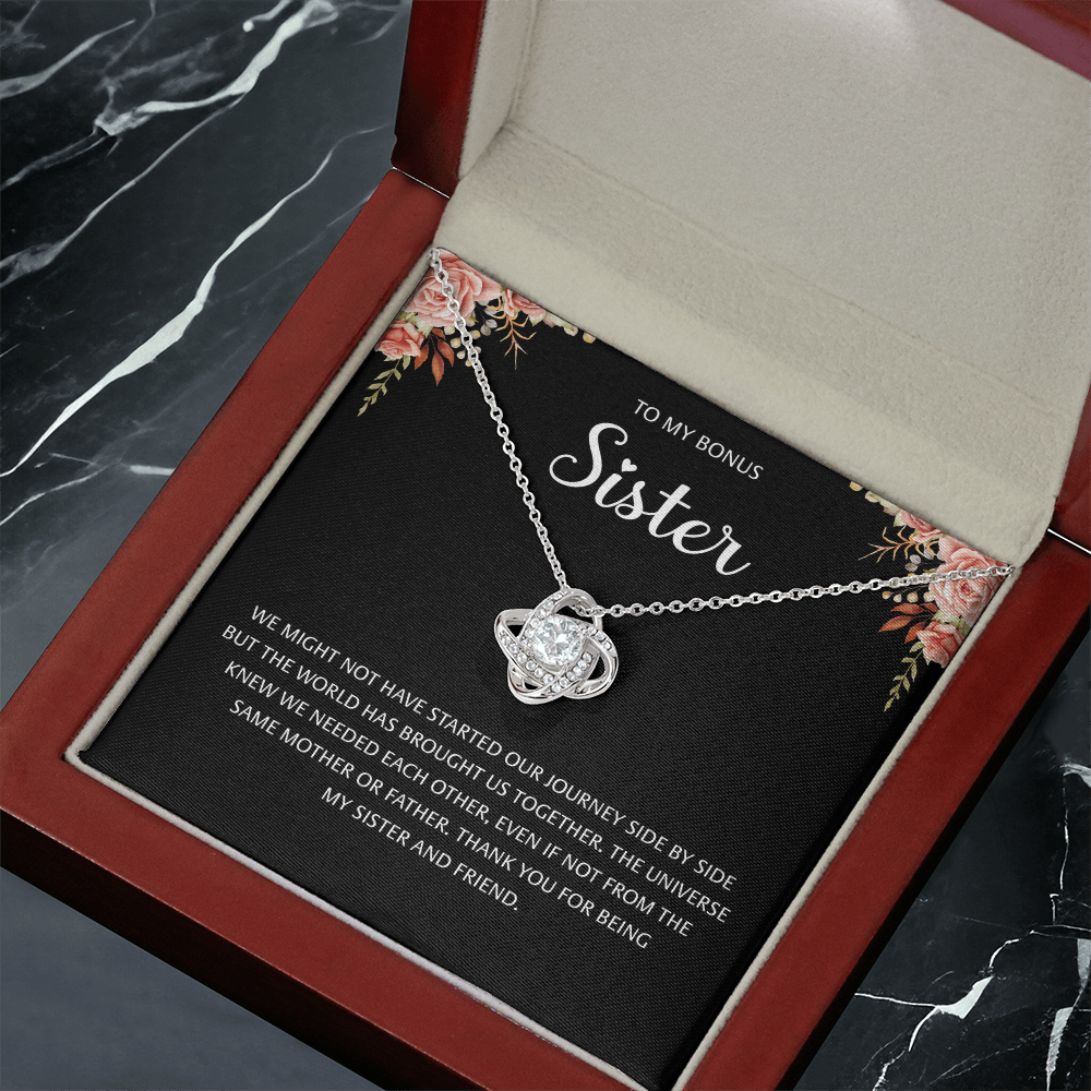 Bonus Sister Necklace, We might not have started our journey side by side