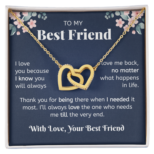 Best Friends Forever Necklace - Heart Gifts For Best Friend