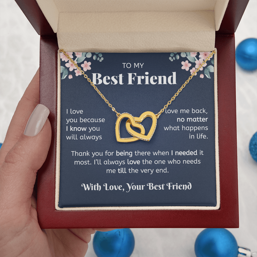 Best Friends Forever Necklace - Heart Gifts For Best Friend
