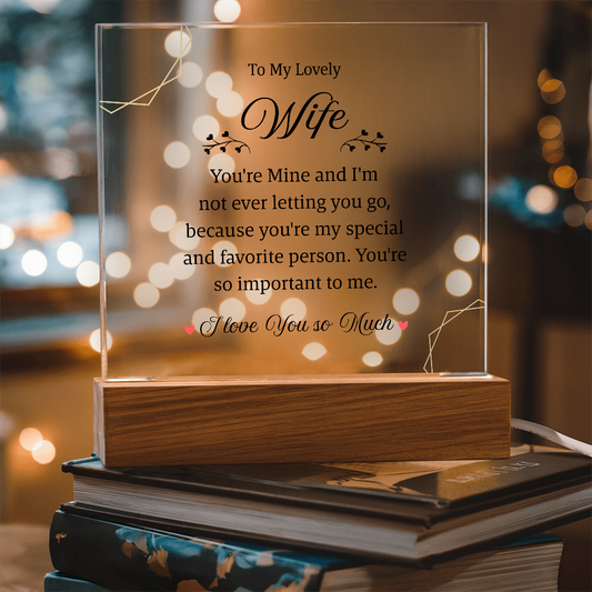 Acrylic Plaque Gift For Wife - Great Gifts For Your Soulmate