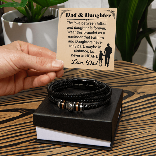 Dad Gifts From Son Daughter Bracelet Fathers Day Birthday Gifts
