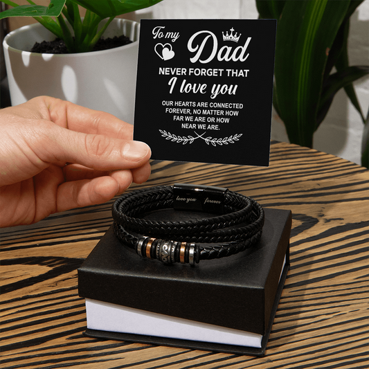 Best Gift for Dad, Forever Bracelet From Son & Daughter