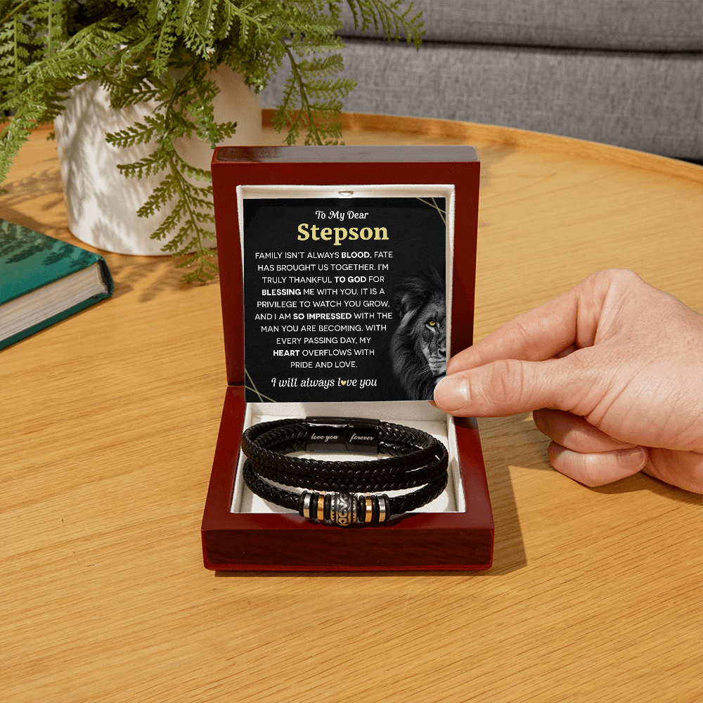 Stepson Gift - Birthday Blessing From Parents for Stepson