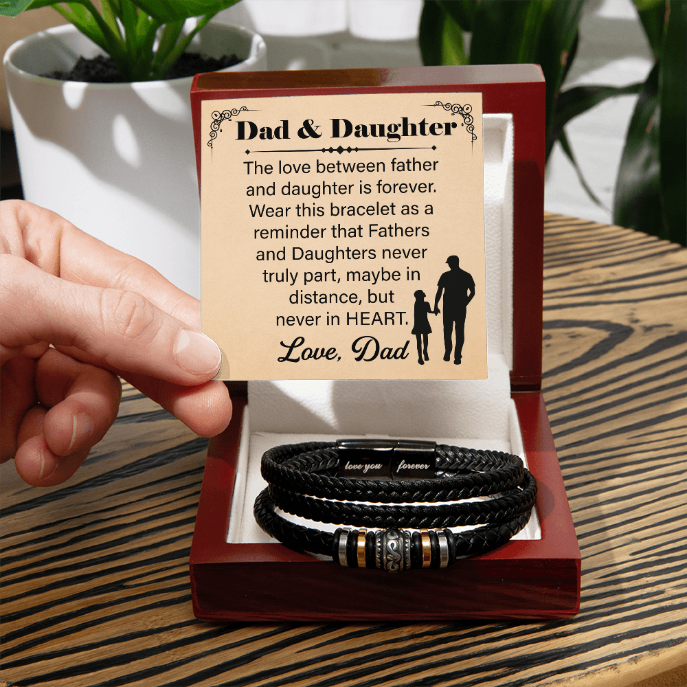 Dad Gifts From Son Daughter Bracelet Fathers Day Birthday Gifts