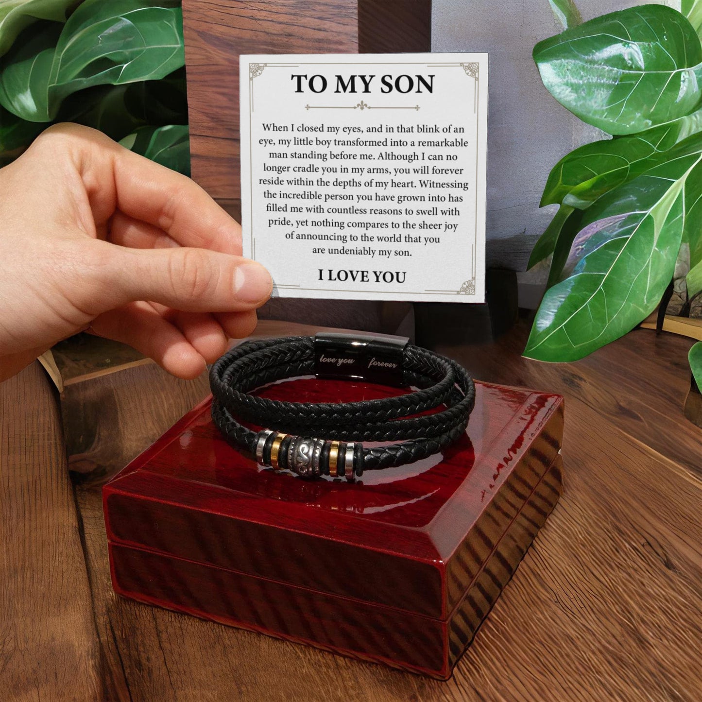 To My Son Bracelet, Always Remember You Are Braver Than You Believe