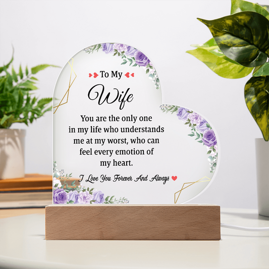 Acrylic Plaque For My Wife - Birthday Gift Ideas