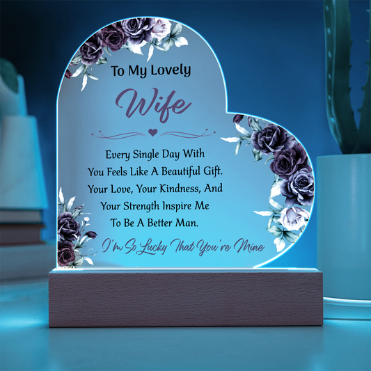 Acrylic Plaque For My Wife - Christmas Ideas For Her