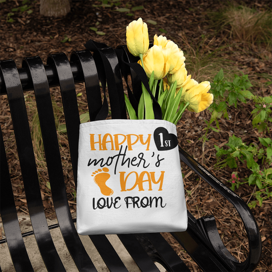 Best First-time Mom Gifts. Happy 1st Mother's Day Tote Bag