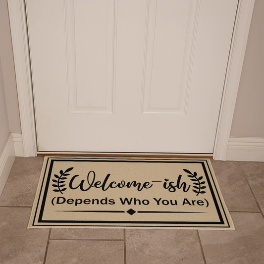 Doormat with Paw Print Design