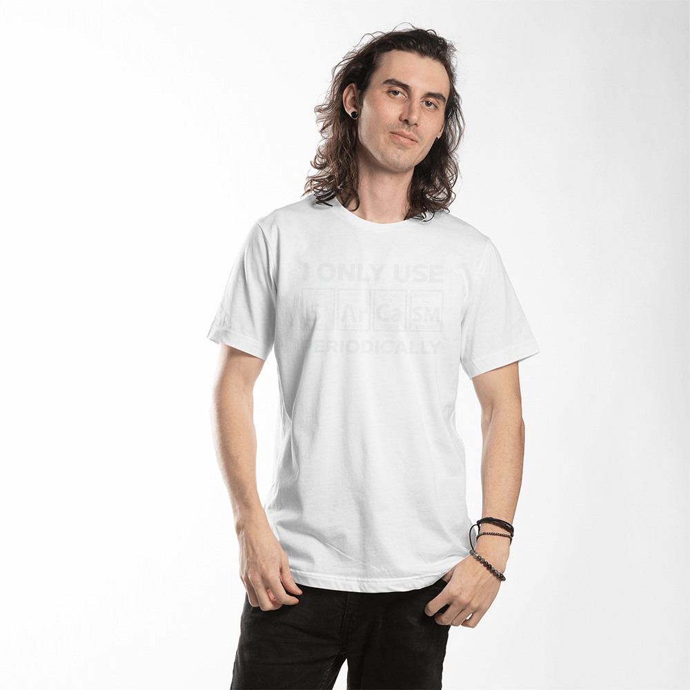 Sarcasm Periodic Table Element Weird Science Joke Gift T-Shirt