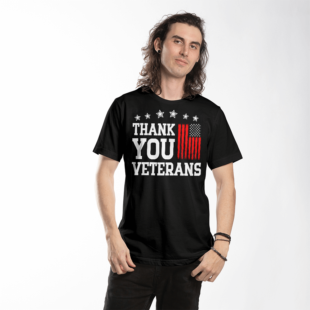Thank You Veteran T-shirt, Veteran Day Shirt, Veteran Day Gift, USA Flag Shirt, Army Husband Gift, Proud Veteran Shirt, Military Shirt
