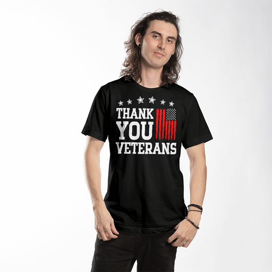 Thank You Veteran T-shirt, Veteran Day Shirt, USA Flag Shirt
