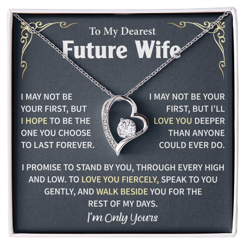 Heart Necklace For My Future Wife - Special Gift For Women