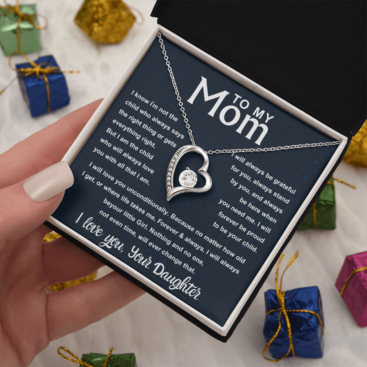 To My Beautiful Mom – Forever Your | Unconditional Love Gift for Mom