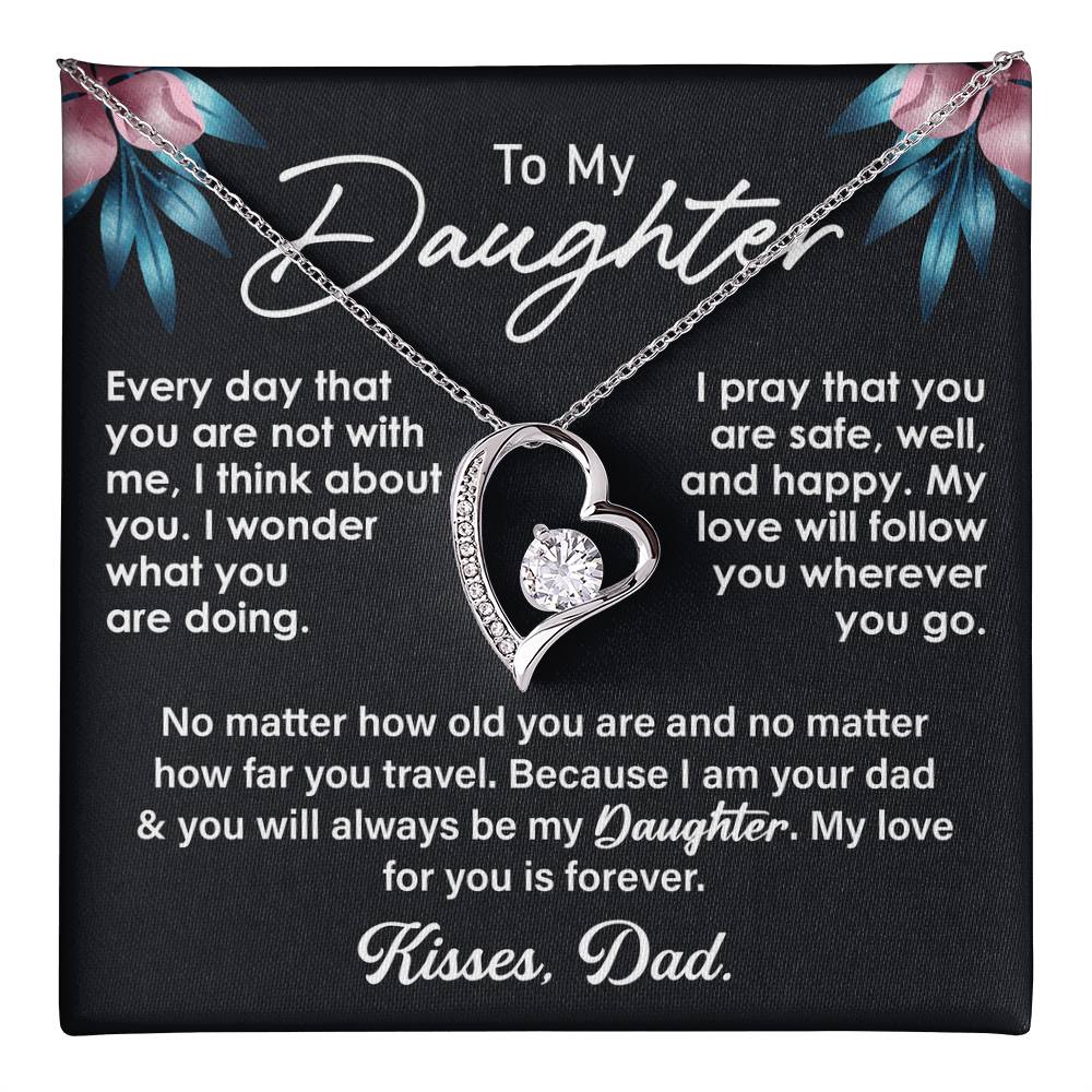 Daughter Necklace - Forever Love Pendant, Meaningful Gifts