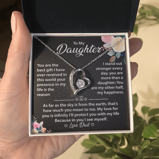 Daughter Forever Love Necklace