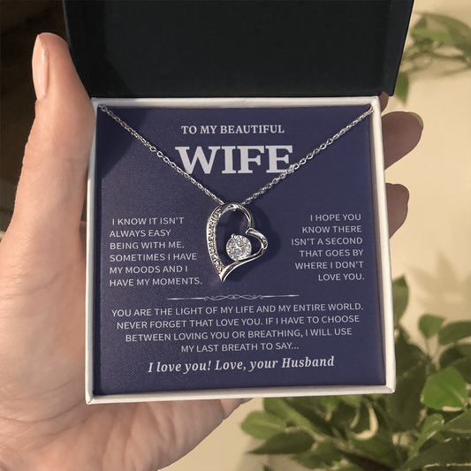 Anniversary Necklace for Wife - Birthday Gifts for Your Wife