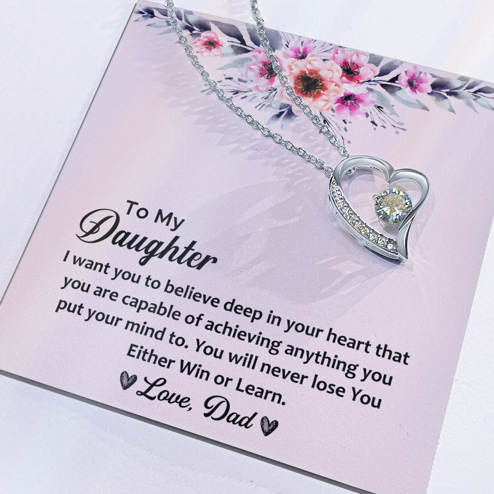 Women - To My Daughter Forever Love Necklace