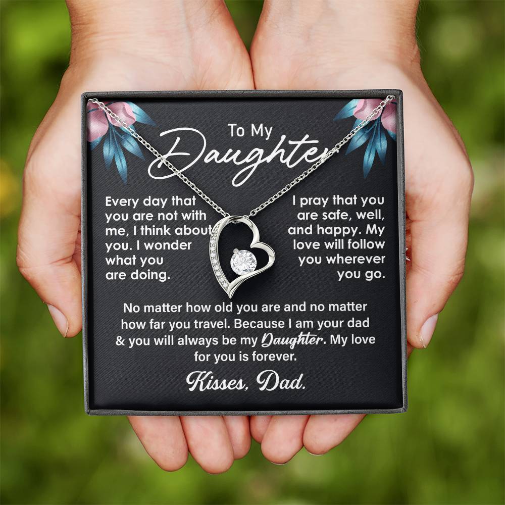 Daughter Necklace - Forever Love Pendant, Meaningful Gifts
