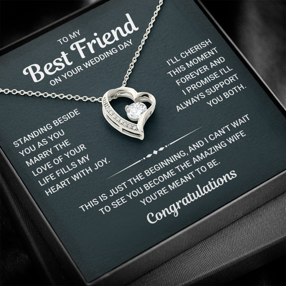 Forever Love Necklace Wedding Present Ideas For Bestie