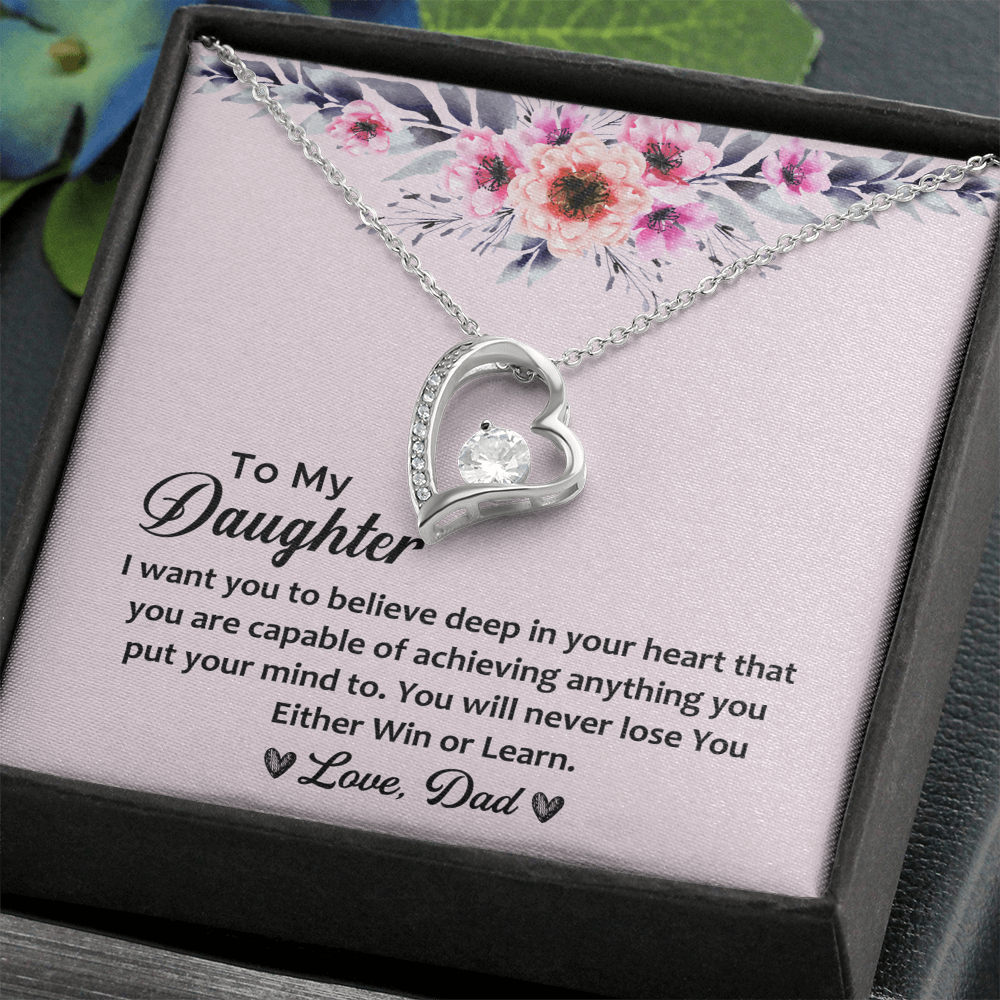Women - To My Daughter Forever Love Necklace