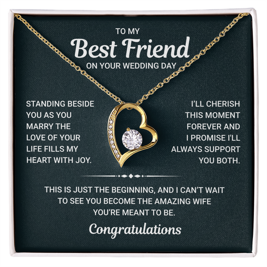 Forever Love Necklace Wedding Present Ideas For Bestie