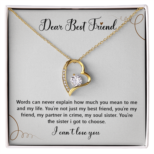Love Necklace For Women - Touching Gift For Best Friend