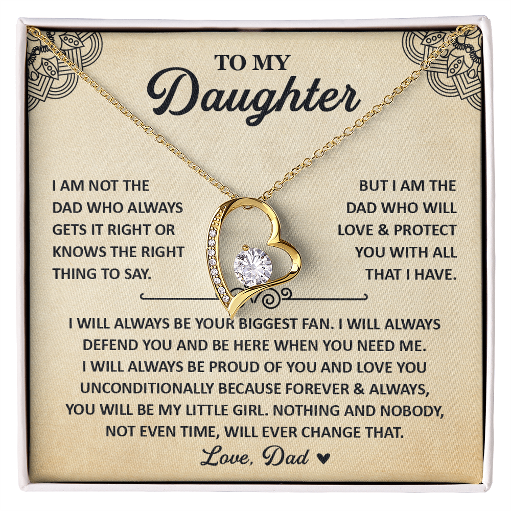 Daughter Necklace From Mom, 925 Sterling Silver Necklace