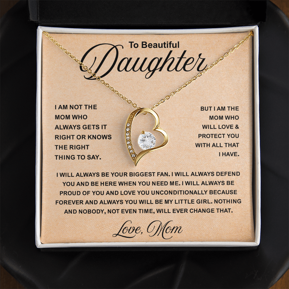 To My daughter Necklace for dad, It Makes Her Smile Shine Even Brighter