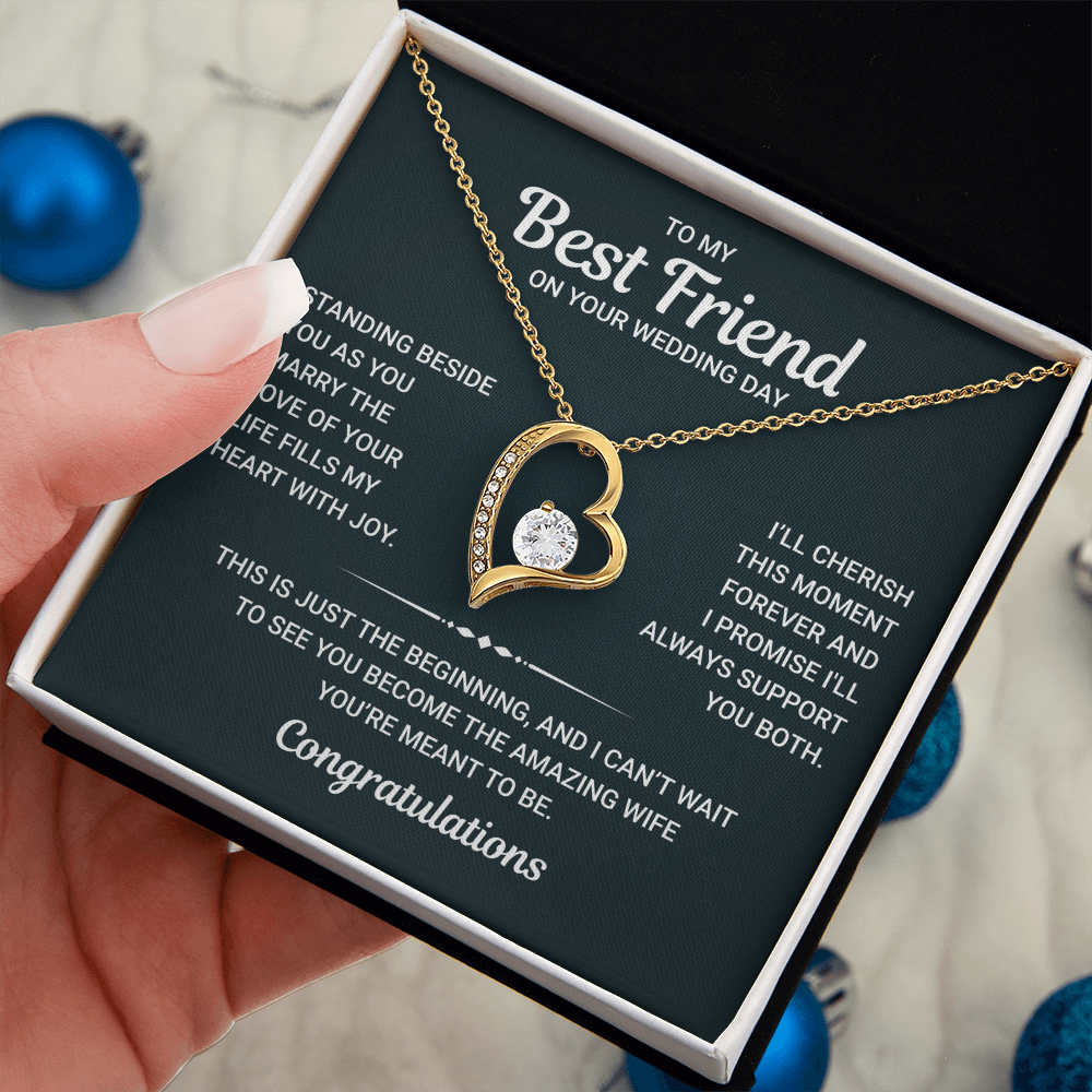 Forever Love Necklace Wedding Present Ideas For Bestie