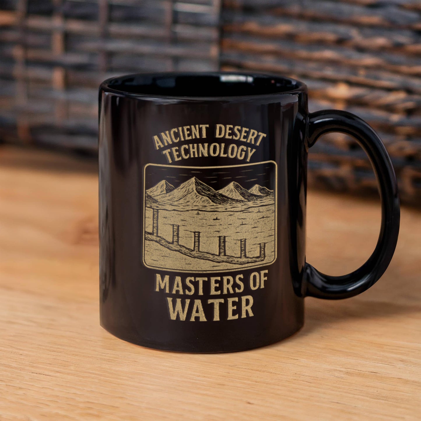 Ancient Desert Technology Mug – Masters of Water | Historical Engineering Gift