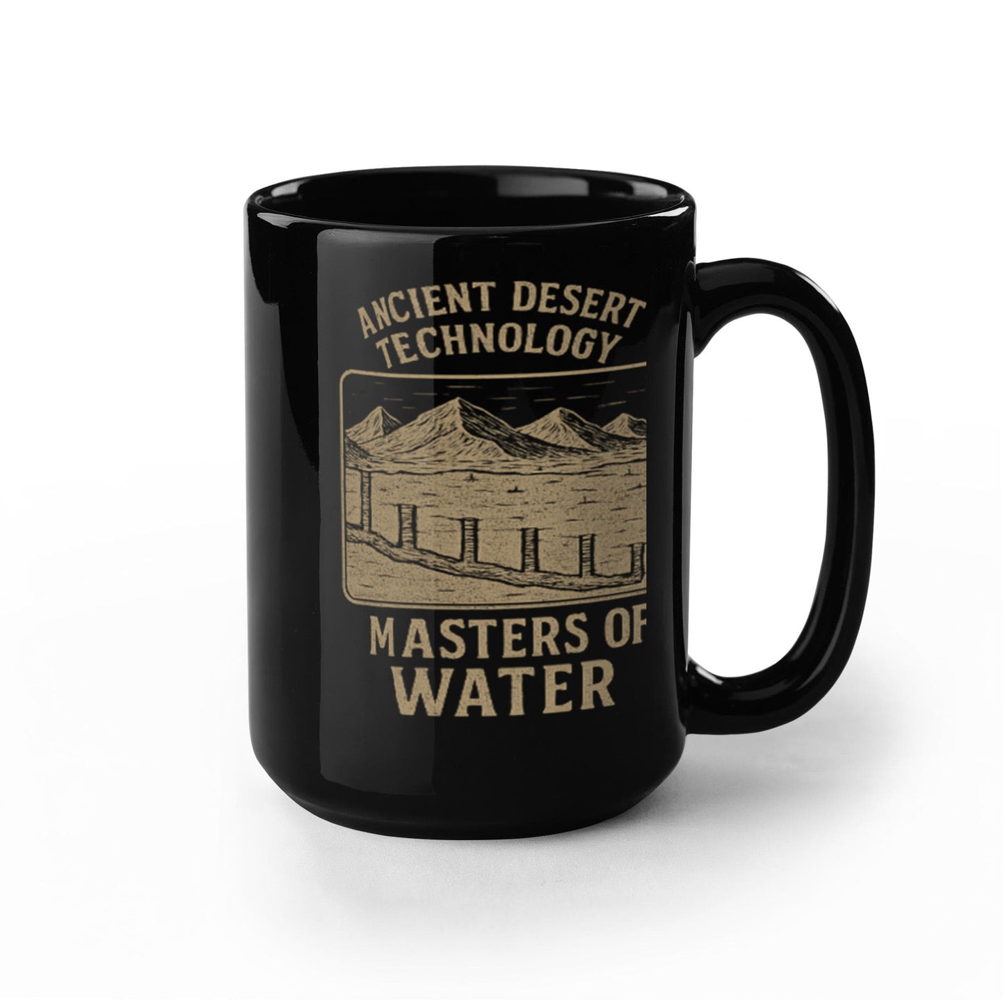 Ancient Desert Technology Mug – Masters of Water | Historical Engineering Gift