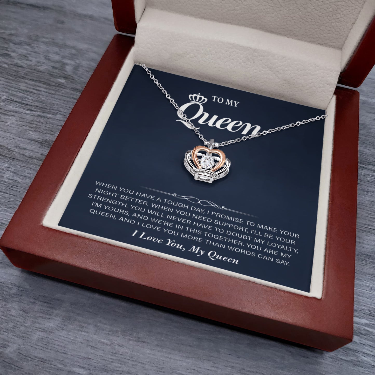Necklace for Wife on Wedding Day- Unique Birthday Gift for Wife