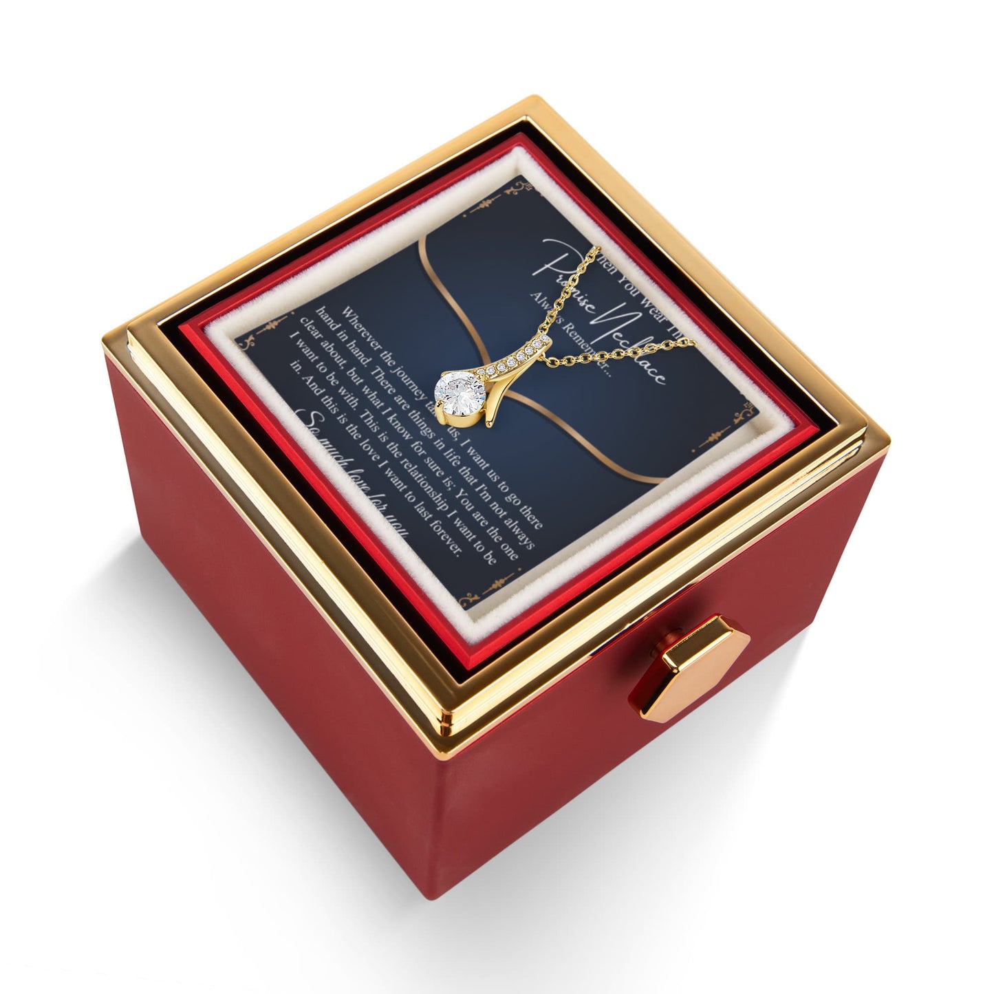 Romantic Birthday Gift, Promise Necklace for Her
