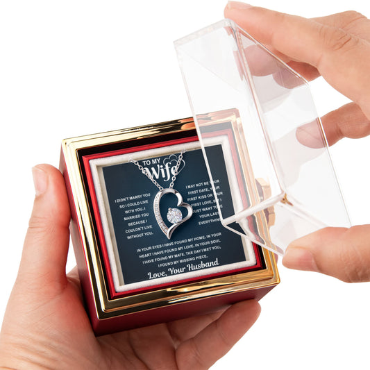 Best Gifts for Wife, When Your Wife Puts It On, Her Heart Shines Through