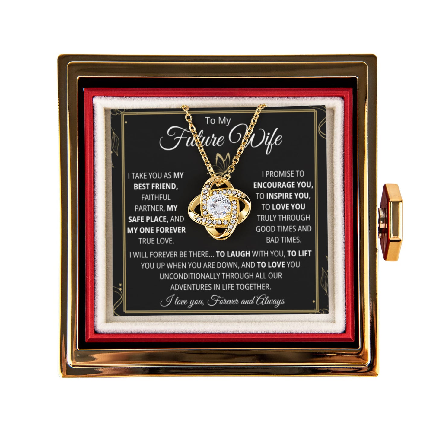 To My Future Wife Necklace, Every Moment Shines When She Wears This Necklace