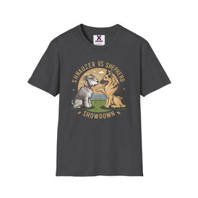 Schnauzer vs. Shepherd Showdown - German Shepherd T Shirts