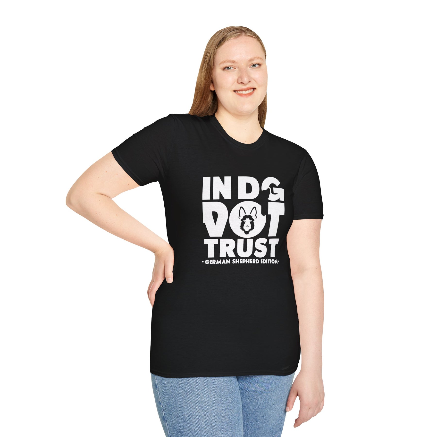 In Dog We Trust - minimal - German Shepherd T Shirts
