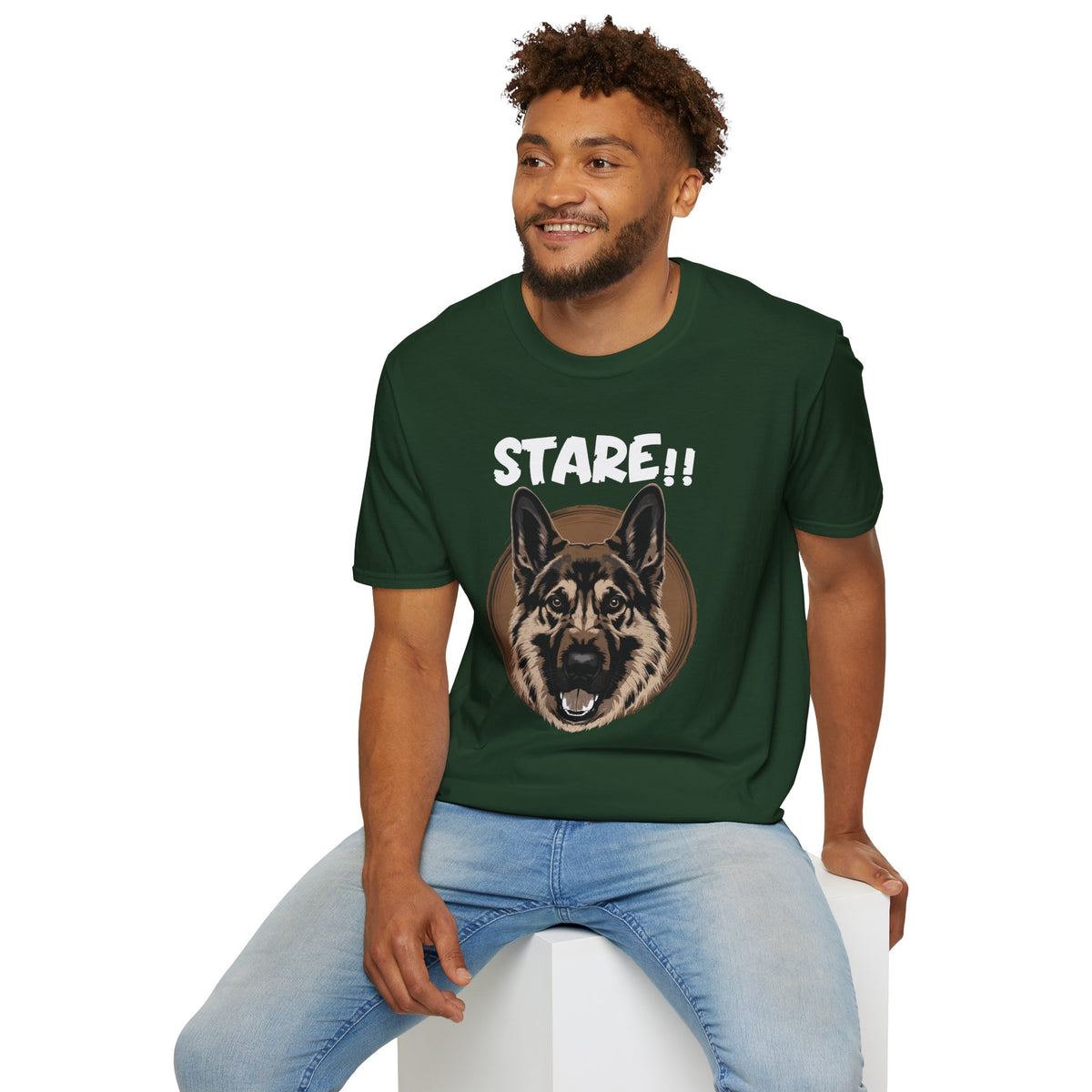 Shepherd Stare - German Shepherd T Shirts