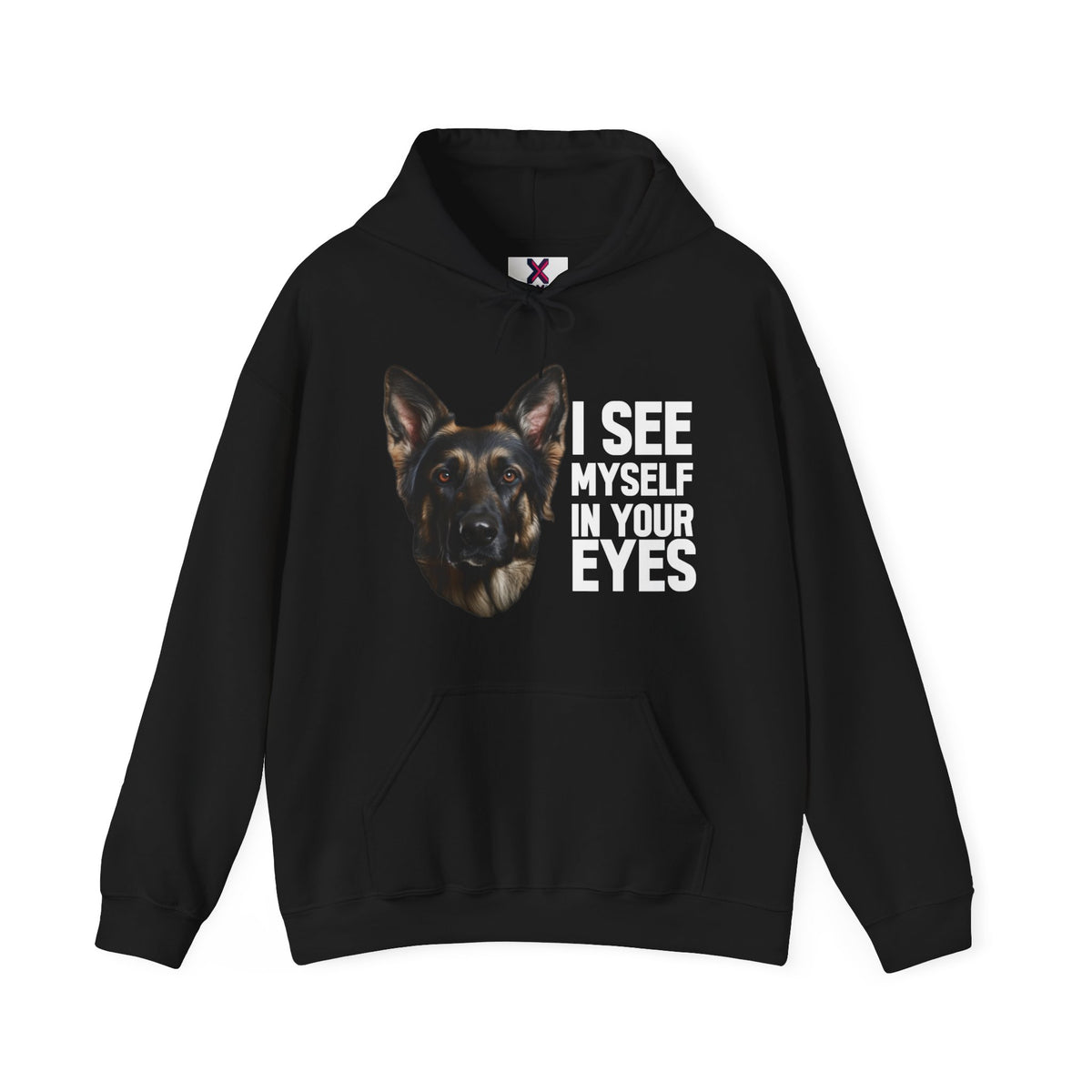 German Shepherd Hoodie - I See Myself In Your  Eyes Cool Hoodie For Sale