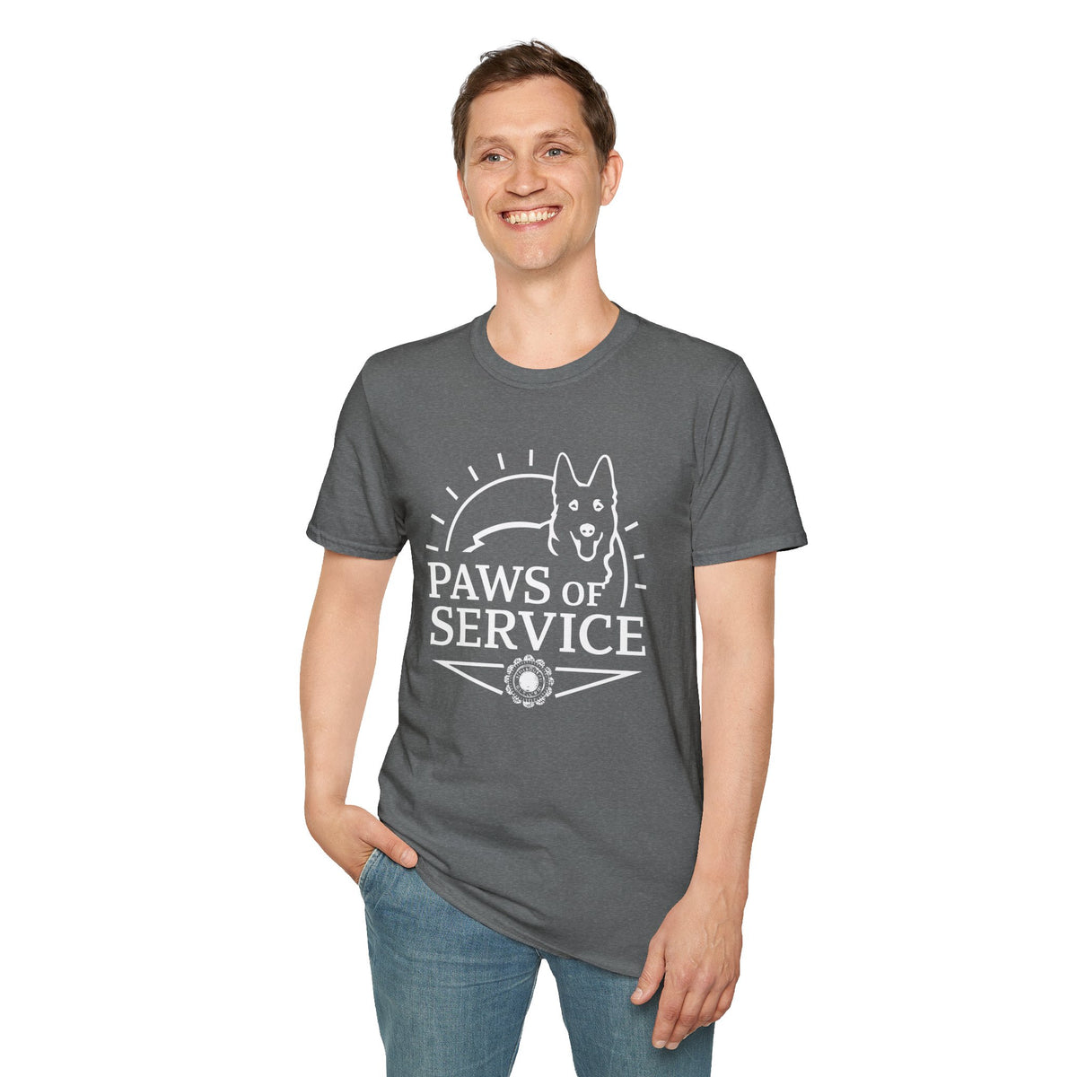 Paws of Service Dog - German Shepherd T Shirts